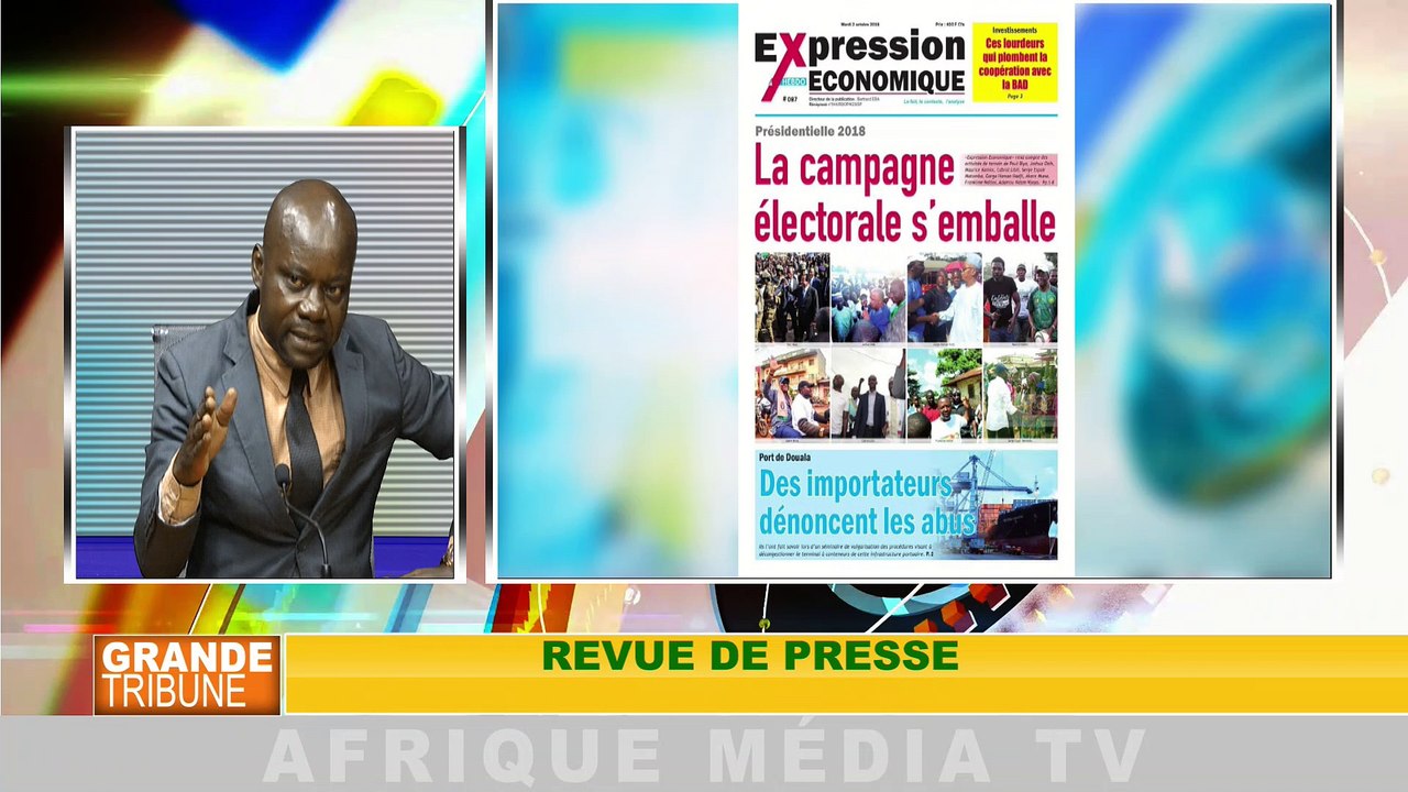 REVUE DE PRESSE : GRANDE TRIBUNE DU 03 10 2018