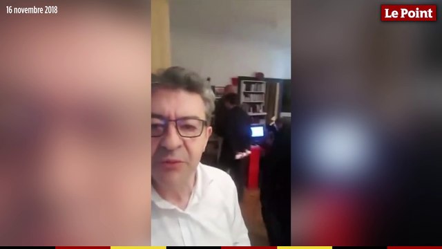 Jean-Luc Mélenchon se filme pendant une perquisition à son domicile