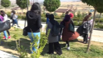 Öğrenciler önce ders sonra temizlik yaptı