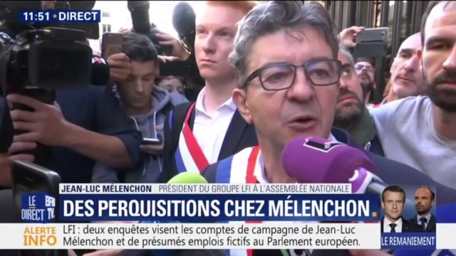 Perquisitions chez LFI et au Parti de gauche: Mélenchon dénonce une énorme opération de police politique