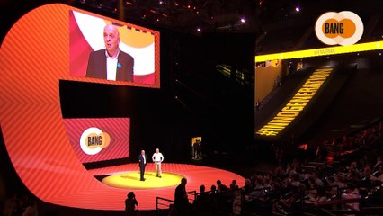 Philippe Croizon, athlète, et Julien Hue, PDG de HAFA, à Bpifrance Inno Génération