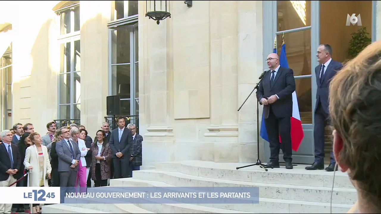 Nouveau gouvernement : les arrivants et les partants