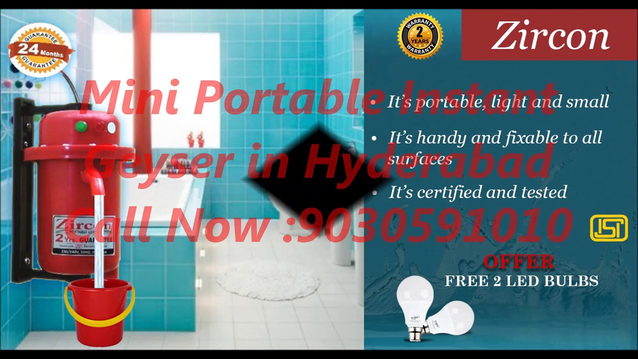 Mini portable instant geyser in Alwal