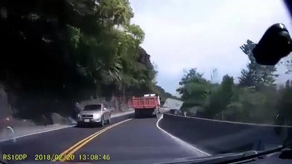 Un automobiliste très chanceux !