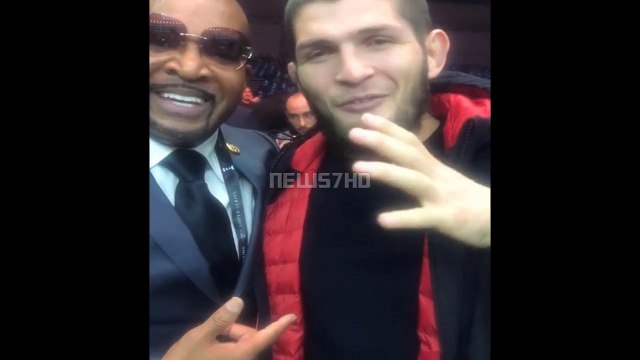 khabib nurmagomedov, invited American boxing legend Mayweather to face