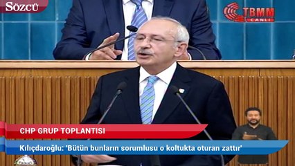 Download Video: Kılıçdaroğlu: 'Bütün bunların sorumlusu o koltuktaki zattır'