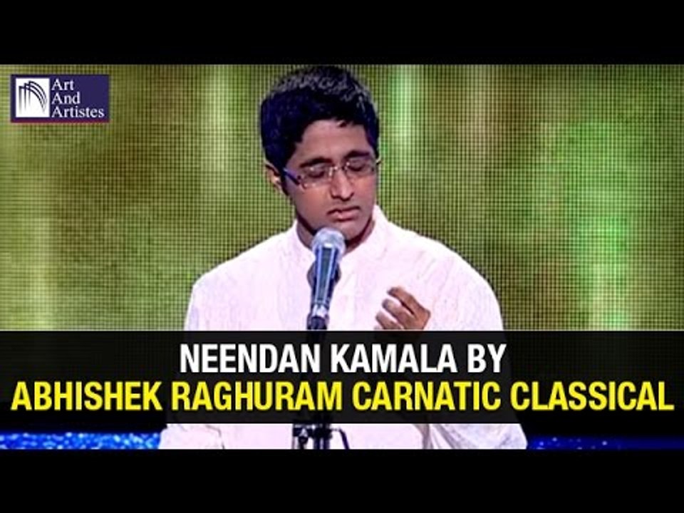 Neendan Kamala By Abhishek Raghuram | Carnatic Classical Music | Idea Jalsa | Art And Artistes