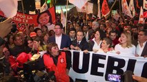 Fujimoristas marchan en Perú pidiendo libertad para Keiko