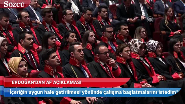 Erdoğan’dan flaş af açıklaması