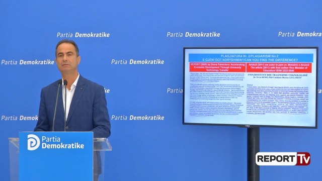 Report TV - Deputetja e PS dhe zv/ministri me plagjiaturë? Boçi: Dy kopjacë dhe hajdutë intelektualë