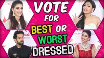 Shivangi Joshi, Nakuul Mehta | Vote For BEST & WORST Dressed Actors | Star Parivaar Awards 2018