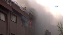 İkitelli Çorapçılar Sanayi Sitesi'nde Bir İş Yerinde Yangın Çıktı.