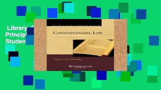 Library  Constitutional Law: Principles and Policies (Aspen Student Treatise)