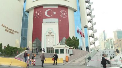 Bahçeli, MHP Genel Merkezi'nden Çıkış Yaptı