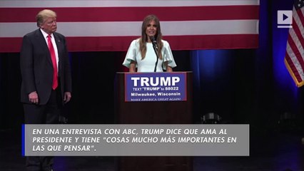 Melania Trump ignora rumores de infidelidad