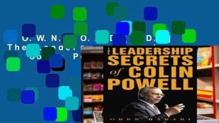 D.O.W.N.L.O.A.D [P.D.F] The Leadership Secrets of Colin Powell [E.P.U.B]