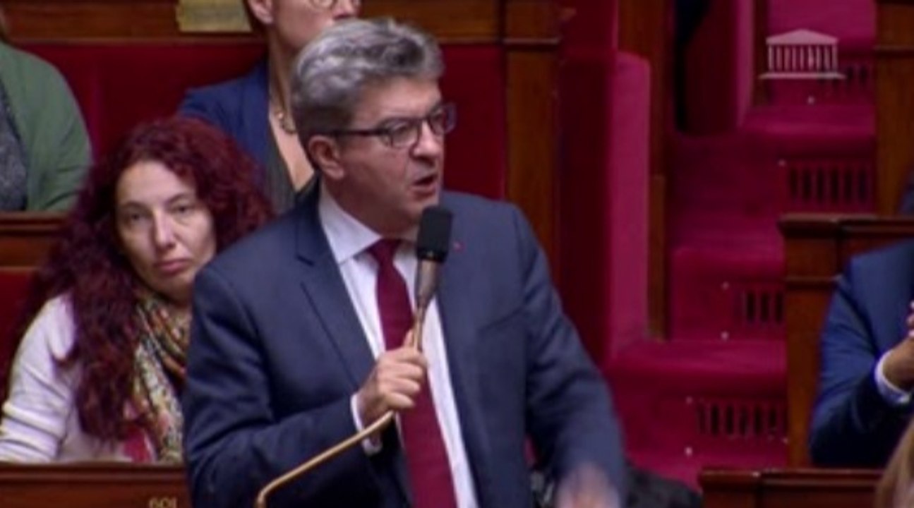 Perquisitions : Jean-Luc Mélenchon interpelle E...