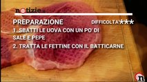VIDEO RICETTA- COTOLETTA DI VITELLO ALLA MILANESE - in cucina con Notizie.it