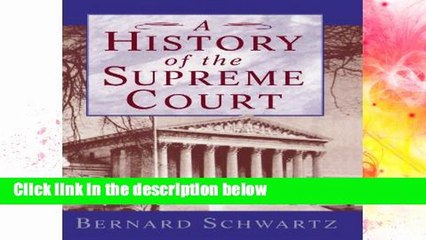 D.O.W.N.L.O.A.D [P.D.F] A History of the Supreme Court [P.D.F]