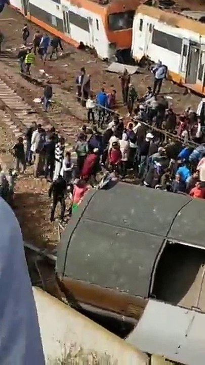 انقلاب قطار قرب القنيطرة