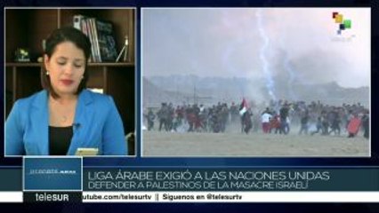 Liga Árabe exige a ONU defender al pueblo palestino