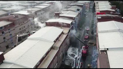 İkitelli'de Sanayi Sitesinde Yangın