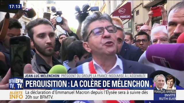Perquisition: Jean-Luc Mélenchon dénonce un coup de force politique (1/2)