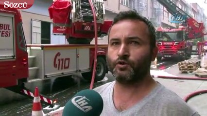 Başakşehir'de fabrika yangını