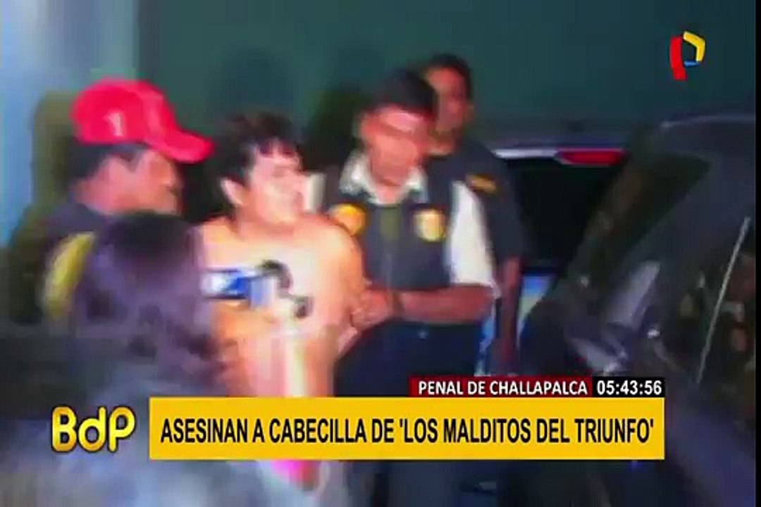 Asesinan a cabecilla de ‘Los Malditos del Triunfo’ en penal de máxima seguridad