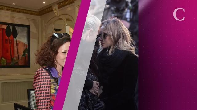 PHOTOS. A Paris, Laeticia Hallyday retrouve Pascal Desprez, le dernier époux de Mireille Darc