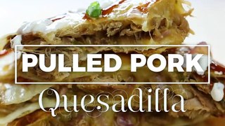 RECIPE➡️  These pulled pork quesadillas will blow your mind!