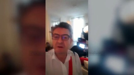 "Ne me touchez pas, monsieur" : la colère de Jean-Luc Mélenchon lors de la perquisition de son domicile