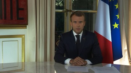 Emmanuel Macron : "Je souhaite le rassemblement le plus large en Europe"