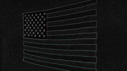 US Flag finding edges, Dark FX