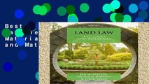 Best product  Land Law: Text, Cases   Materials (Text, Cases, and Materials)