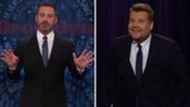 Jimmy Kimmel & James Corden Respond to Trump's The Republican Club Portrait | THR News