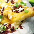 Recipe➡️:  There are so many different ways to serve cheese fries but this is my favorite!