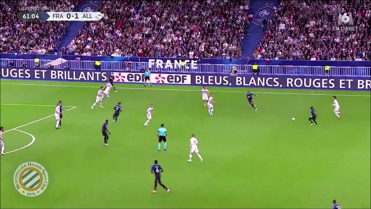 Antoine Griezmann header goal - France 1-1 Germany
