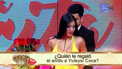 ¿Quién le regaló el anillo a Yuleysi Coca?
