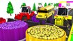 Learn Colors for Children - Street Vehicles Coloring Soccer Balls Transporter Trucks 3D Kids Cars