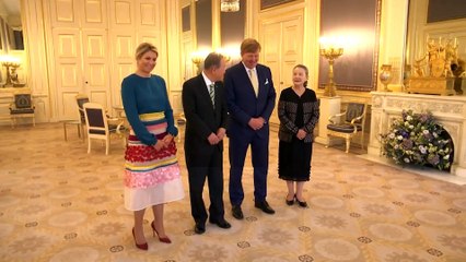 Máxima en Willem-Alexander ontvangen Ban Ki-moon
