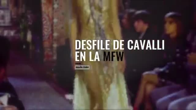 Desfile de Cavalli en la Milan Fashion Week