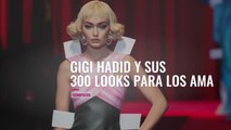 Gigi Hadid y sus 300 looks de anfitriona en los AMA