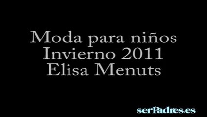 Moda infantil invierno 2011. Elisa Menuts