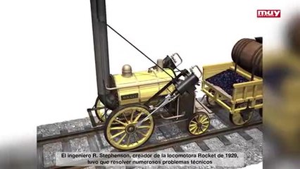 Reconstrucción de una locomotora de vapor