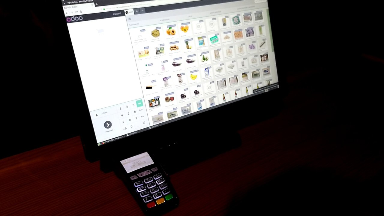 Position de la caisse