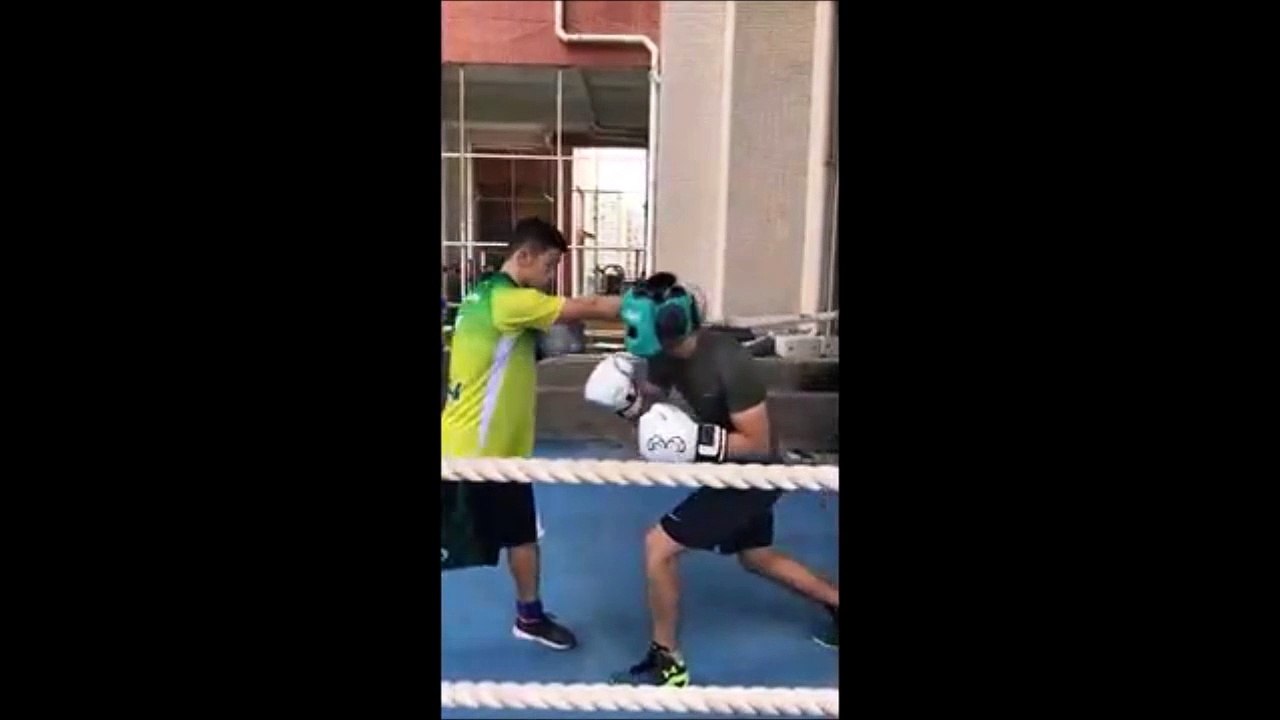 Boxeur à l'entrainement VS boxeur en combat