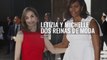 Michelle Obama viste moda española en su visita a España Letizia vistio de Nina Ricci