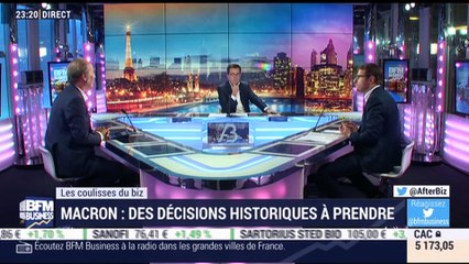 Les coulisses du biz: "des décisions historiques à prendre", Emmanuel Macron - 16/10