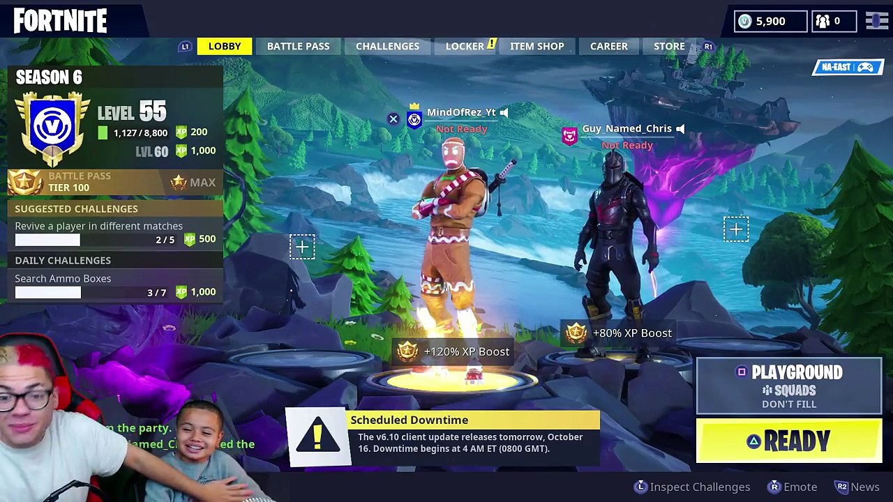 1v1 10 YEAR OLD BROTHER VS PRO PLAYER (CHRIS) MOST INTENSE FIGHT EVER!! FORTNITE BATTLE ROYALE! OMG
